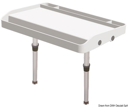 Vassoio porta esche e pulizia del pesce