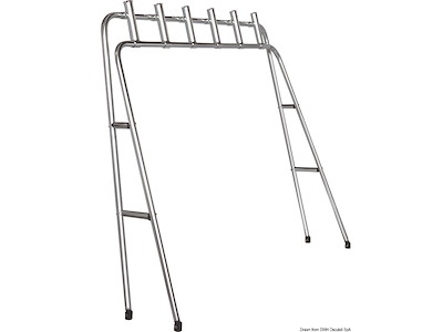 Torre portacanne 6 posti 32 mm 