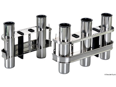 Portacanna da parete in acciaio inox