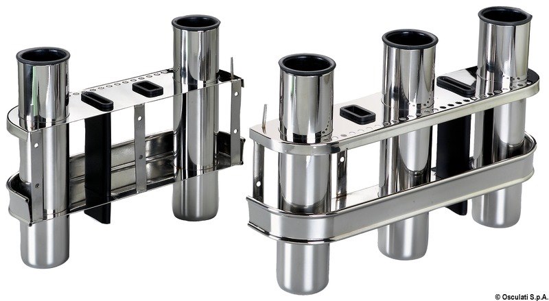 Portacanna da parete in acciaio inox