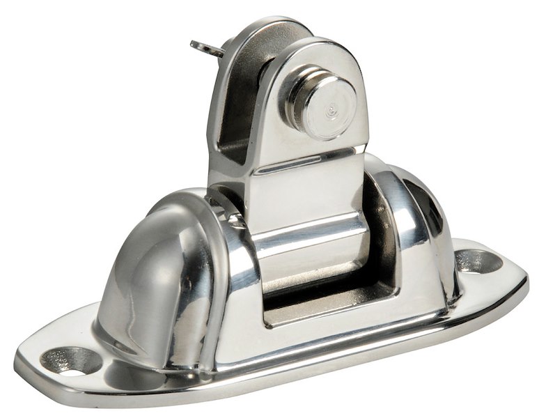 Attacco capottina inox snodato a 180° 