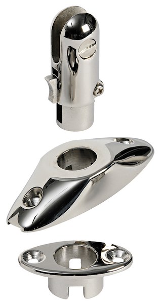 Basetta a scatto per tendalini