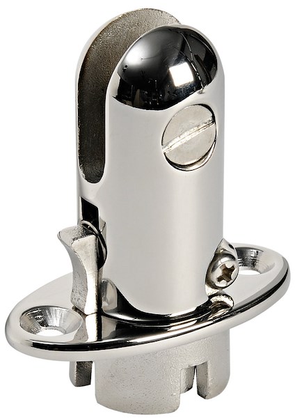 Basetta a scatto per tendalini