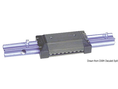 Carrello su sfere per apertura tettucci e porte scorrevoli