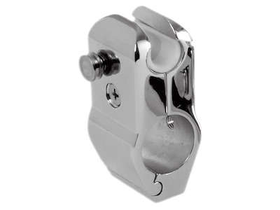 Serie componenti tendalini con accoppiamento tra base e portatubo tramite sfera