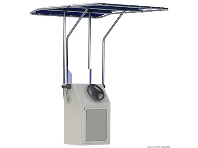 T-Top in alluminio retrattile