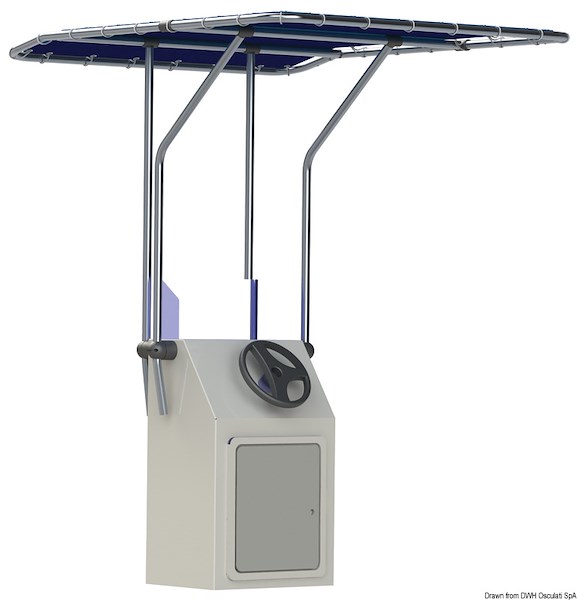 T-Top in alluminio retrattile