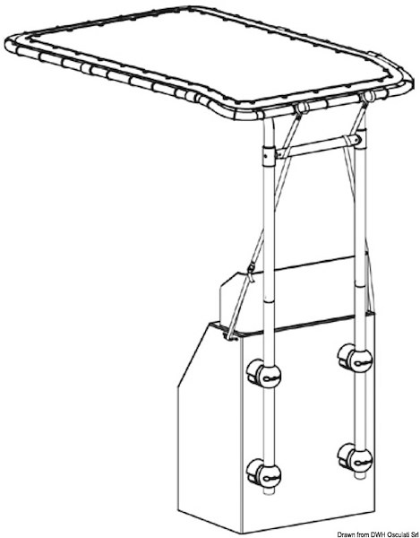 Seagull T-Top retrattile in alluminio