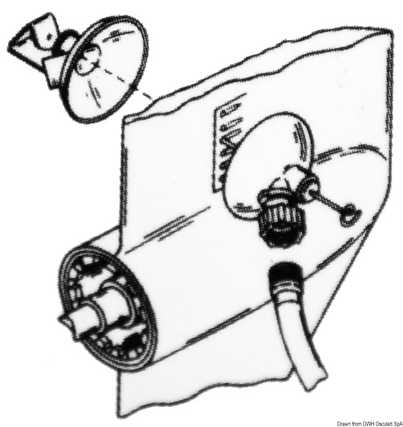 Cuffia lavaggio motore Mercury/Mercruiser 