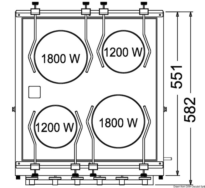 Cucina elettrica con forno 