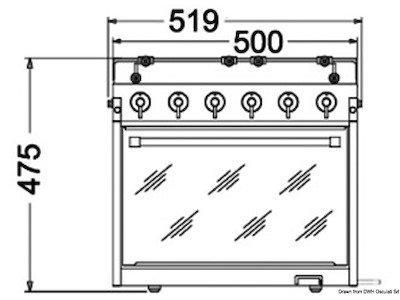 Cucina elettrica con forno 