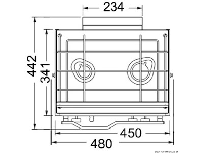 Cucina Compact 2 fuochi + forno 