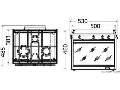 Cucina Topline 3 fuochi 