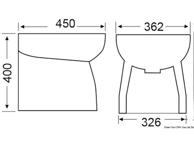 Bidet in ceramica SERIE SILENT