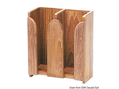 Porta tazze teak 212x103x250 mm 