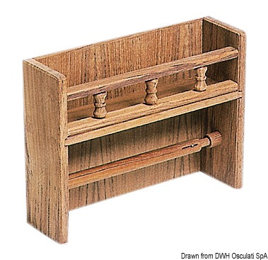 Porta scottex teak 327x90x250 mm 