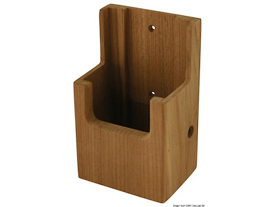 Porta VHF teak 132x73x43 mm 