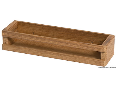 Contenitore in teak 290x83x55 mm 