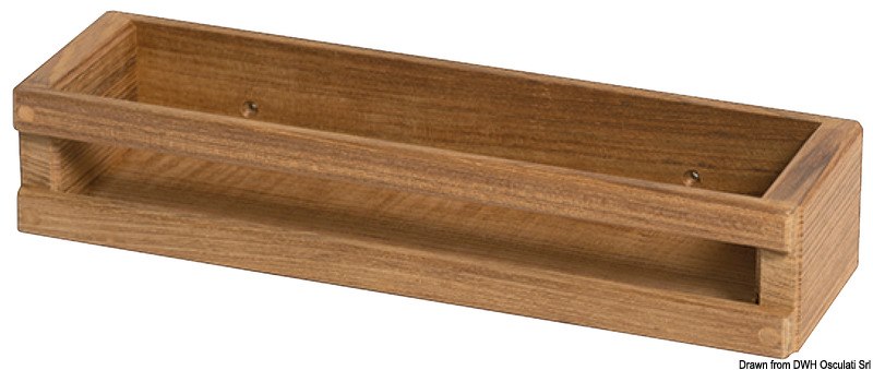 Contenitore in teak 290x83x55 mm 