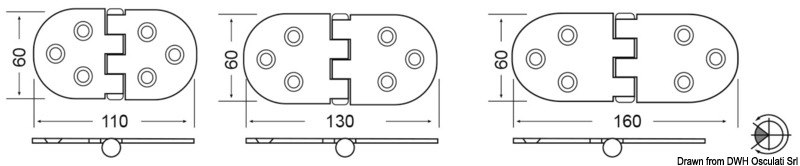 Cerniera 3 mm HEAVY DUTY