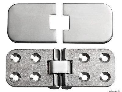 Cerniera di precisione con rotazione 180° e cover  
