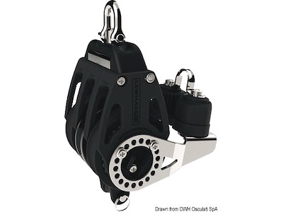 Bozzello Control 60 triplo a cricco strozzatore  con arricavo