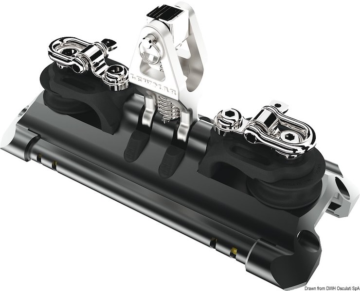 Carrello LEWMAR Randa su sfere in torlon NTR