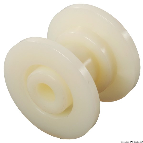 Puleggia di ricambio in nylon per musone