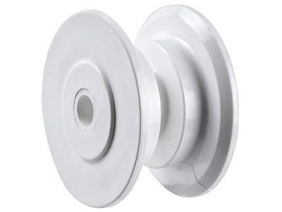 Puleggia di ricambio in nylon per musone