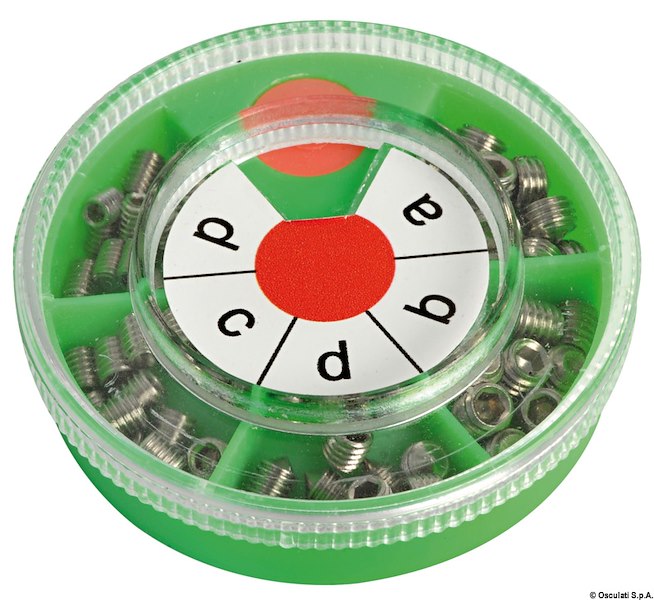 Assortimento grani inox 