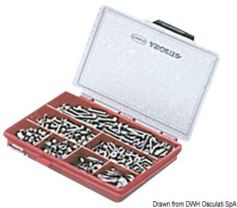 Cassetta viti Compact 540 pz 