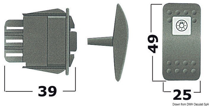 Interruttore CARLING SWITCH Contura II