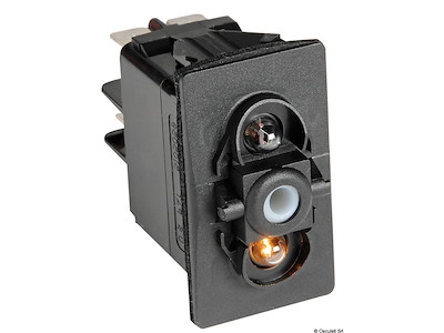 Interruttore a bascula impermeabili IP56 Marina R II doppio LED