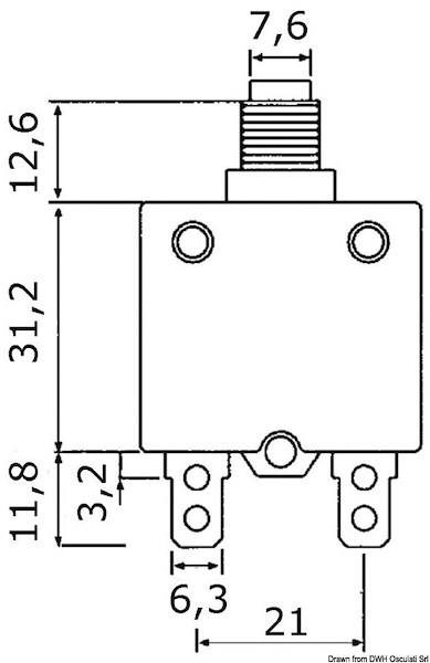 Fusibile automatico con protezione termica