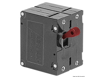 Interruttore AIRPAX / SENSATA automatici magneto/idraulici bipolari per corrente continua