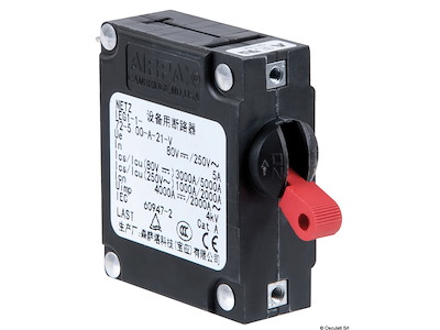 Interruttore AIRPAX/SENSATA a levetta magneto/idraulici con fusibile automatico ricaricabile