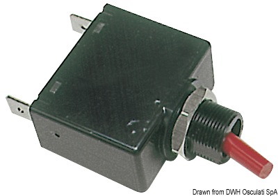 Interruttore AIRPAX/SENSATA a levetta magneto/idraulici con fusibile automatico ricaricabile