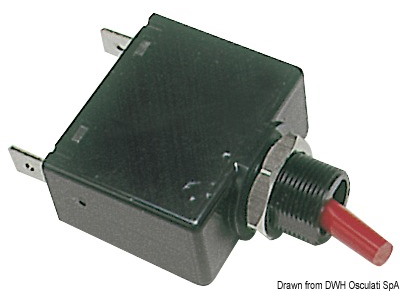 Interruttore AIRPAX/SENSATA a levetta magneto/idraulici con fusibile automatico ricaricabile