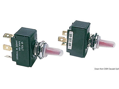 Interruttore illuminato a levetta