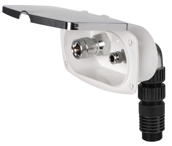 Prese acqua - innesto banchina New Edge entrata/uscita ad incasso