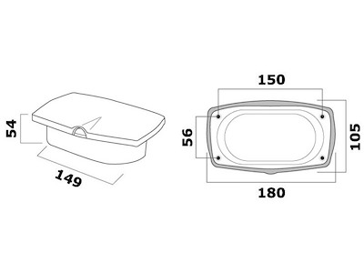 Prese acqua - innesto banchina New Edge entrata/uscita ad incasso