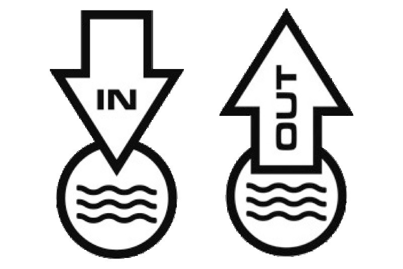 Prese acqua - innesto banchina New Edge entrata/uscita ad incasso