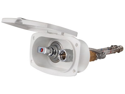 Prese acqua - innesto banchina New Edge con miscelatore acqua calda/fredda