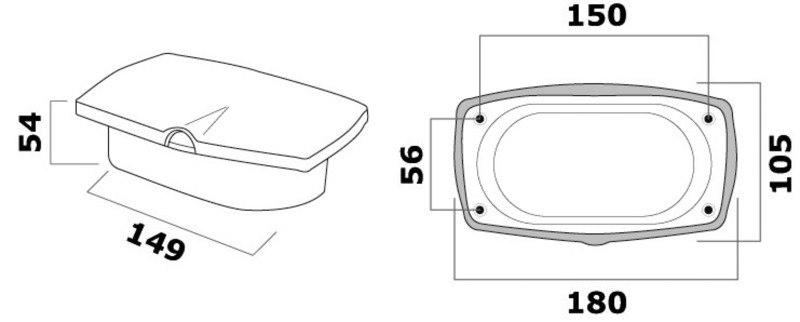 Prese acqua - innesto banchina New Edge con miscelatore acqua calda/fredda