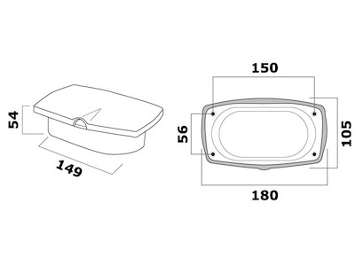Prese acqua - innesto banchina New Edge con miscelatore acqua calda/fredda