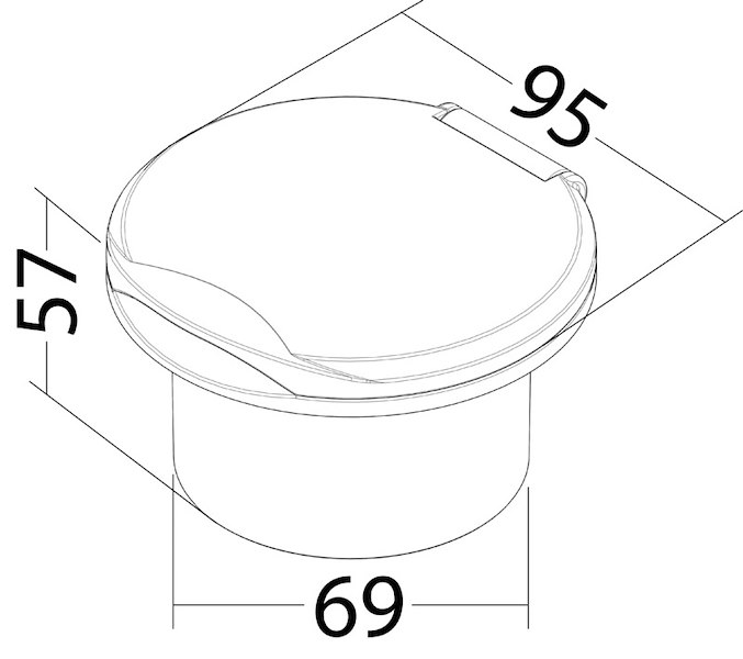 Presa d'acqua ad innesto rapido Classic EVO per lavaggio ponte