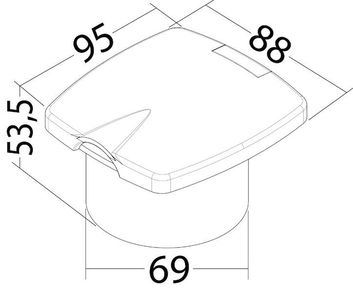 Presa d'acqua ad innesto rapido New Edge per lavaggio ponte