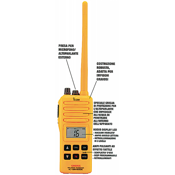 VHF GMDSS IC-GM1600E