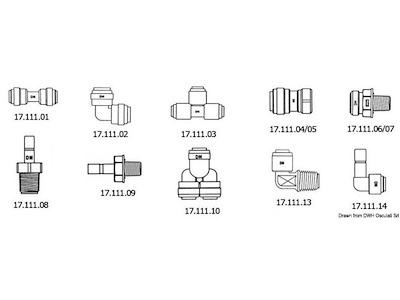 Raccordi rapidi per impianti idrici KP Ø 12 mm