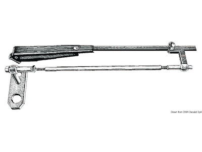 Braccio a parallelogramma in Acciaio Inox per tergicristalli